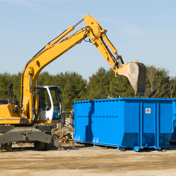 can i choose the location where the residential dumpster will be placed in Wildrose North Dakota